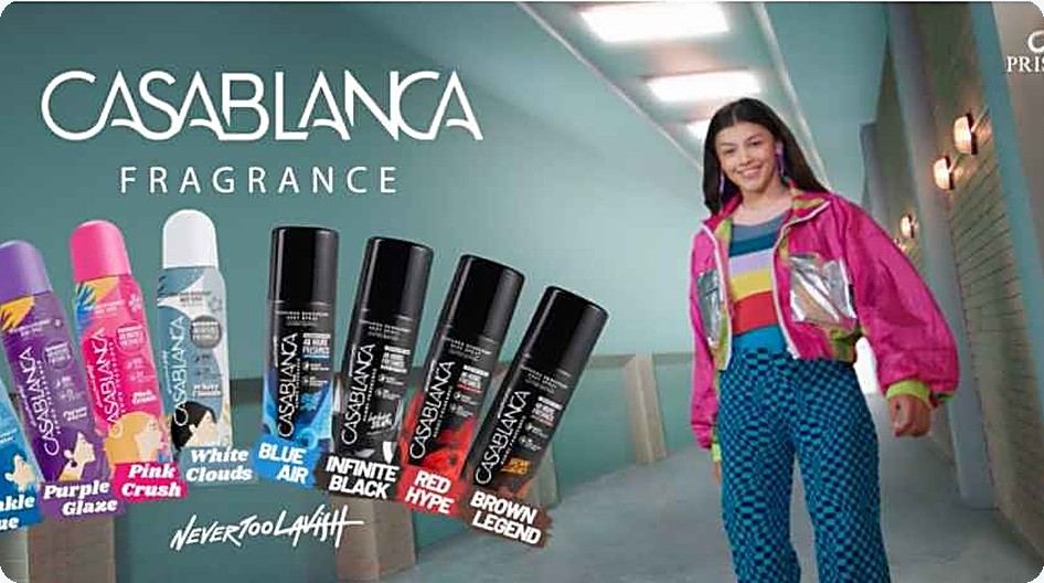 Casablanca Fragrance TV commercial still